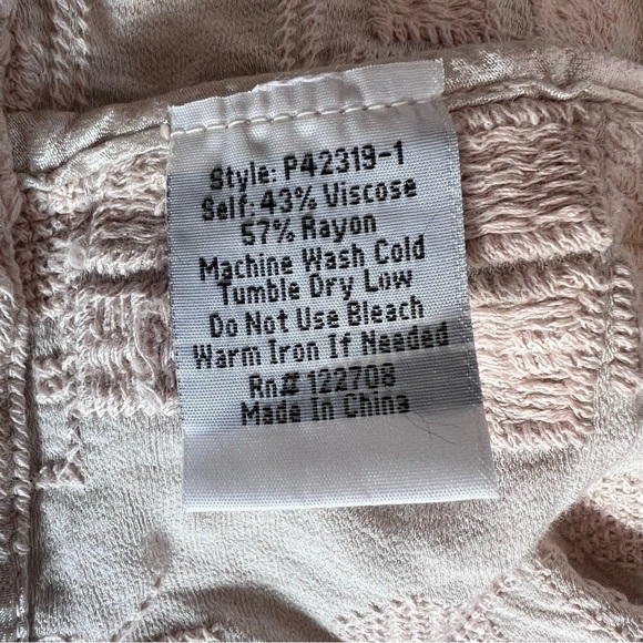 Johnny Was Bordi Satin Zip up Cinch Waist Jacket, Antique Beige, Extra Large XL - Picture 16 of 16